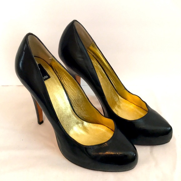 Dolce Vita Black patent leather platform stillettos - Picture 3 of 4